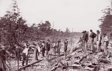 Bull Run. Orange and Alexandria R.R. near Union Mills, 1861-65. Creators: Tim O'Sullivan, George N. Barnard