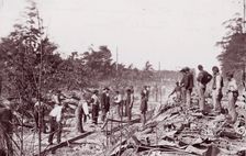 Bull Run. Orange and Alexandria R.R. near Union Mills, 1861-65. Creators: Tim O'Sullivan, George N. Barnard