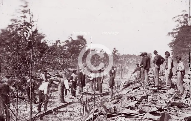 Bull Run. Orange and Alexandria R.R. near Union Mills, 1861-65. Creators: Tim O'Sullivan, George N. Barnard.