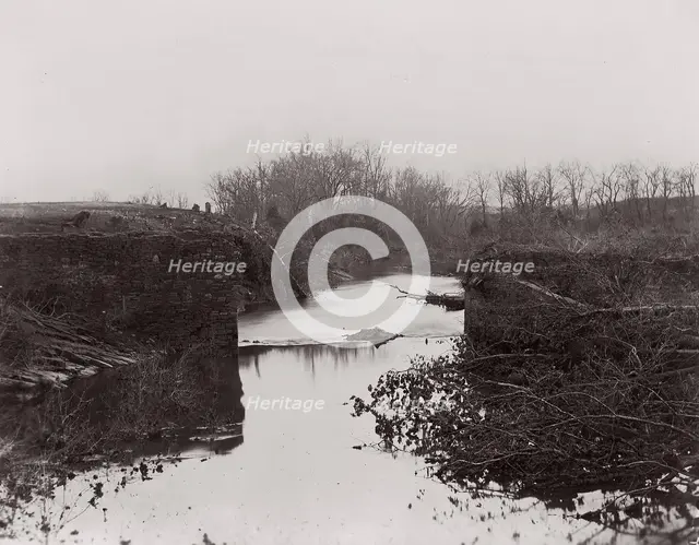 Bull Run. The Stone Bridge, 1861-62. Creators: Tim O'Sullivan, George N. Barnard.