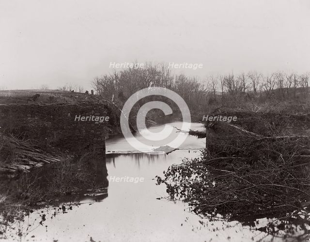 Bull Run. The Stone Bridge, 1861-62. Creators: Tim O'Sullivan, George N. Barnard.