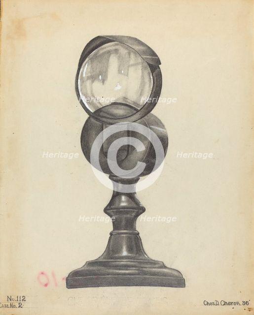 Bull's Eye Lamp, 1936. Creator: Charles Charon.