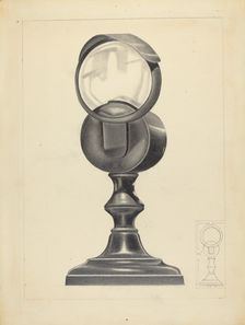 Bull's Eye Lamp, c. 1939. Creator: Charlotte Winter