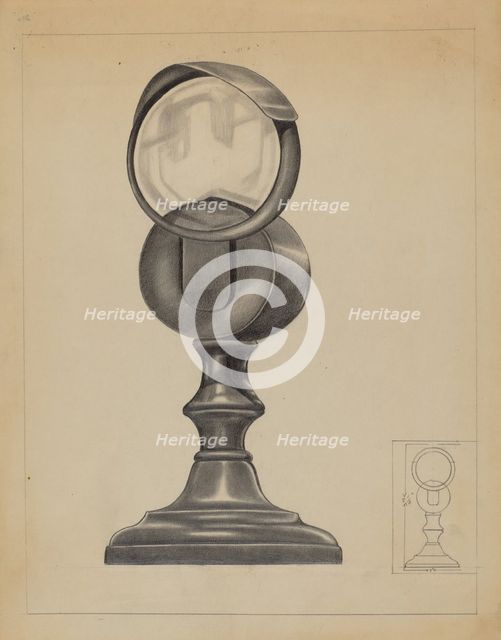 Bull's Eye Lantern, c. 1936. Creators: Charles Charon, Charlotte Winter.