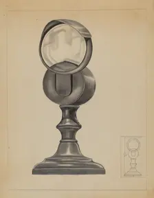 Bull's Eye Lantern, c. 1936. Creators: Charles Charon, Charlotte Winter
