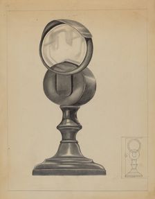 Bull's Eye Lantern, c. 1936. Creators: Charles Charon, Charlotte Winter