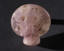 Bull's-Head Amulet, c. 3500 BC-2950 BC. Creator: Unknown
