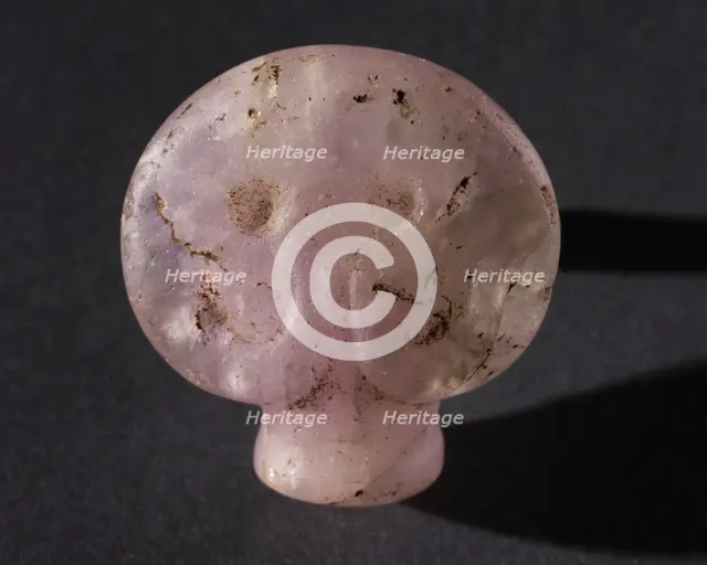 Bull's-Head Amulet, c. 3500 BC-2950 BC. Creator: Unknown.