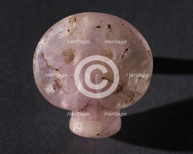 Bull's-Head Amulet, c. 3500 BC-2950 BC. Creator: Unknown.