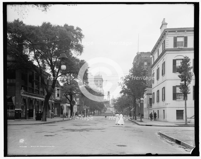 Bull St. Street, Savannah, Ga., c1907. Creator: Unknown.