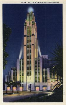 Bullock's Wilshire, Los Angeles, California, USA, 1931