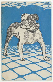 Bulldog, 1912. Creator: Moritz Jung