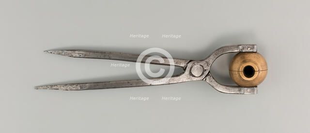 Bullet Mold for a Light Artillery Piece, Tyrol, 18th century. Creator: Unknown.