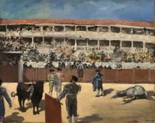 Bullfight, 1865/66. Creator: Edouard Manet