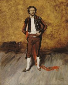 Bullfighter in costume, 1880. Creator: Zacharie Astruc
