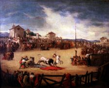 Bullfighting by Eugenio Lucas Padilla