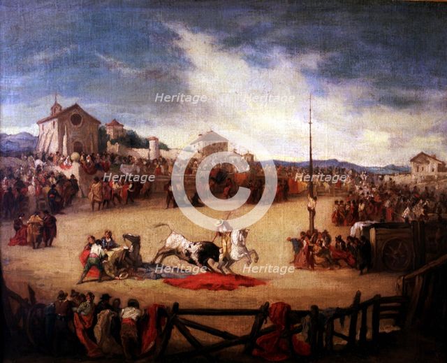  'Bullfighting', by Eugenio Lucas Padilla.