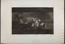 Bullfights: The Death of Pepe Illo (3rd Composition), 1876. Creator: Francisco de Goya (Spanish, 1746-1828)