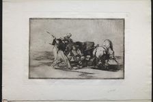 Bullfights: The Moors Settled in Spain, Giving Up the Superstitions of the Koran…, 1876. Creator: Francisco de Goya (Spanish, 1746-1828)