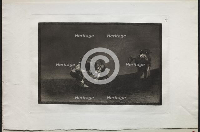 Bullfights: The Same Man Throws a Bull in the Ring at Madrid, 1876. Creator: Francisco de Goya (Spanish, 1746-1828).