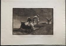 Bullfights: They Play Another with the Cape in an Enclosure, 1876. Creator: Francisco de Goya (Spanish, 1746-1828)