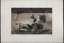 Bullfights: Another Madness of his in the Same Ring, 1876. Creator: Francisco de Goya (Spanish, 1746-1828)