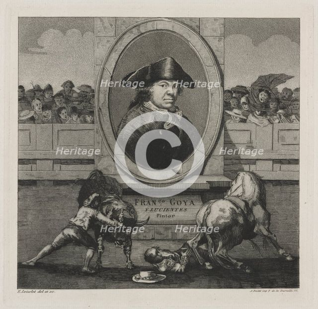 Bullfights: Frontispiece, 1876. Creator: Francisco de Goya (Spanish, 1746-1828).