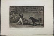 Bullfights: Origin of the Harpoons or Banderillas, 1876. Creator: Francisco de Goya (Spanish, 1746-1828)