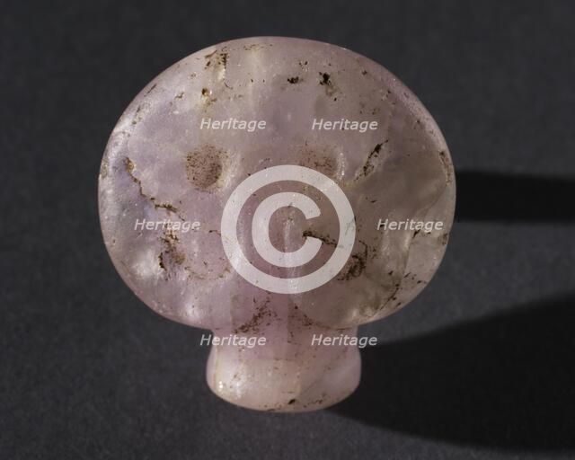 Bull's-Head Amulet, c. 3500 BC-2950 BC. Creator: Unknown.