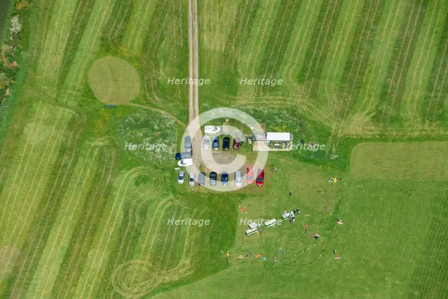 Bulphan World War II bombing decoy site, Bulphan, Essex, 2024. Creator: Damian Grady.
