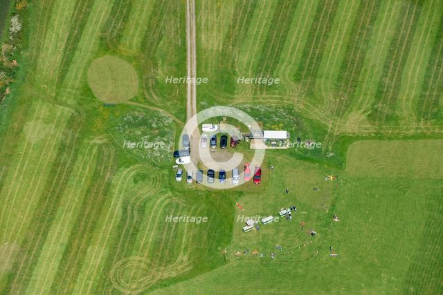 Bulphan World War II bombing decoy site, Bulphan, Essex, 2024. Creator: Damian Grady.