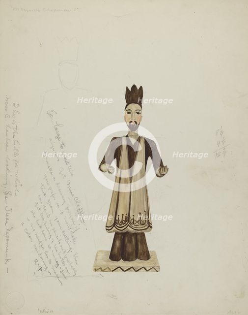 Bulto, 1935/1942. Creator: Unknown.