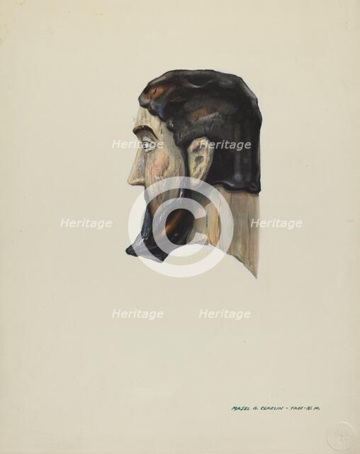 Bulto, c. 1938. Creator: Majel G. Claflin.