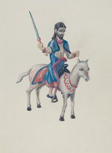 Bulto of Santiago, 1955. Creator: Sims, Agnes