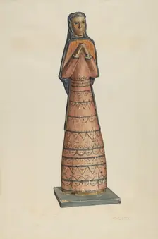 Bulto-"Madonna", 1939. Creator: Carl O'Bergh