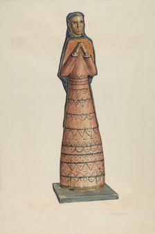 Bulto-"Madonna", 1939. Creator: Carl O'Bergh