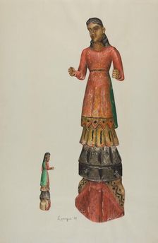 Bulto (Santa Barbara), 1939. Creator: Eldora P. Lorenzini