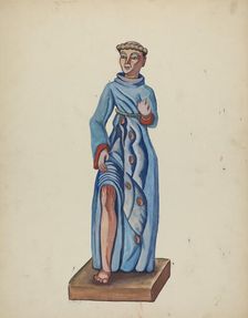 Bulto St. Rocce, 1935/1942. Creator: E. Boyd