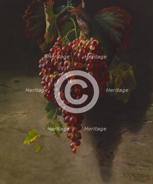 Bunch of Grapes, 1873. Creator: Andrew John Henry Way.