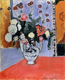 Bunch of Flowers (Vase with two handles) 1907. Creator: Henri Matisse