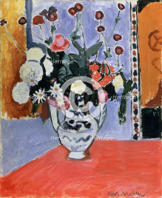 'Bunch of Flowers (Vase with two handles)', 1907.  Creator: Henri Matisse.