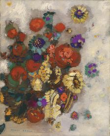 Bunch of Flowers. Creator: Redon, Odilon (1840-1916)