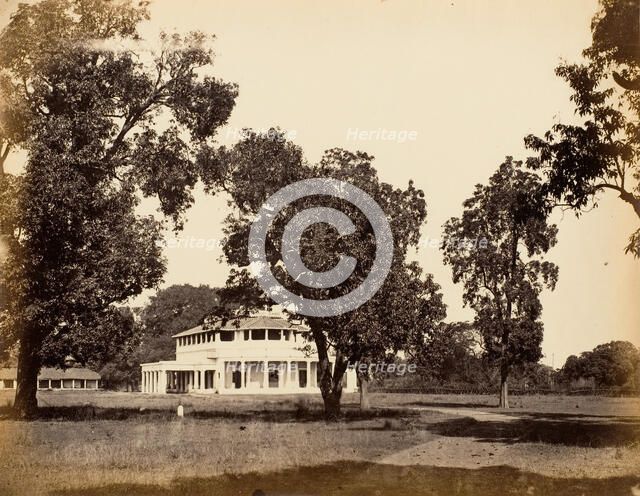 Bungalow in Umballa, 1850s. Creator: Unknown.