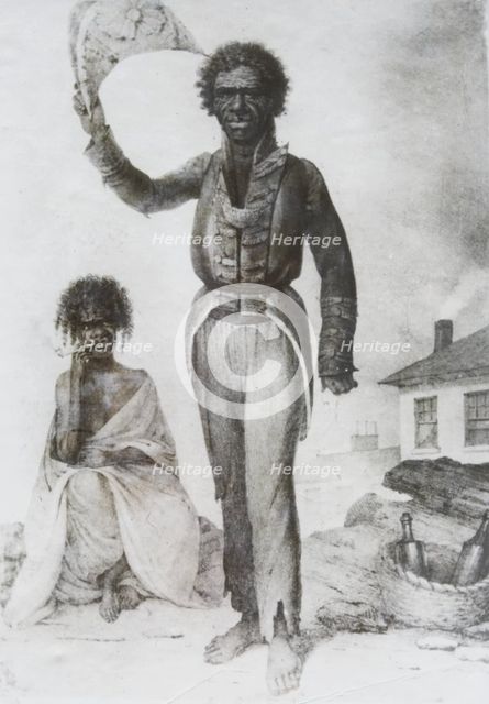 Bungaree, Native Chief of New South Wales, 1830. Creators: Unknown, Augustus Earle.