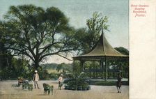 Bund Gardens Shewing Bandstand, Poona c1900