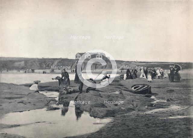 'Bundoran - The East Strand, with the Great Northern Hotel', 1895. Artist: Unknown.