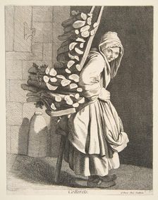 Bundled Firewood Seller, 1746. Creator: Caylus, Anne-Claude-Philippe de