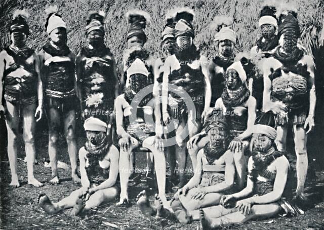 Bundu girls, whitewashed, 1912. Artist: Cecil H Firmin.