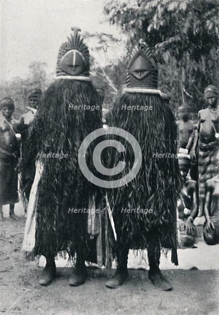 Bundu 'devil dancers', Sierra Leone, 1912. Artist: Cecil H Firmin.