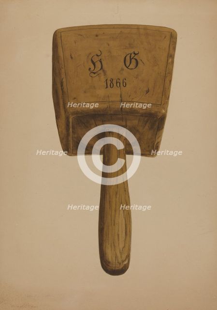 Bung Starter Mallet, c. 1942/1942. Creator: Irving L. Biehn.